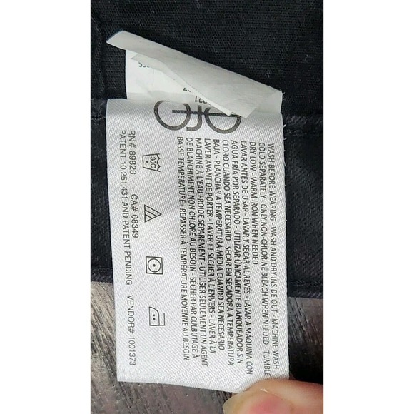 Social Standard by Sanctuary Womens Mid-Rise‎ Ankle Skinny Jean Black Camo Sz 6 - Picture 8 of 11